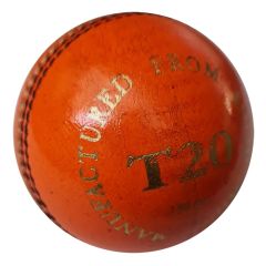 DUKES T20 4 PC CRICKET BALL - ORANGE