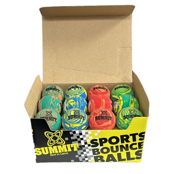 Summit High Bounce Ball Rainbow Swirl Counter Display Box